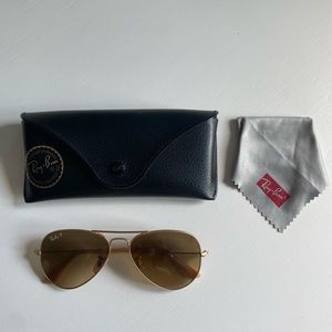 Ray Ban Aviator Gradient Sunglasses